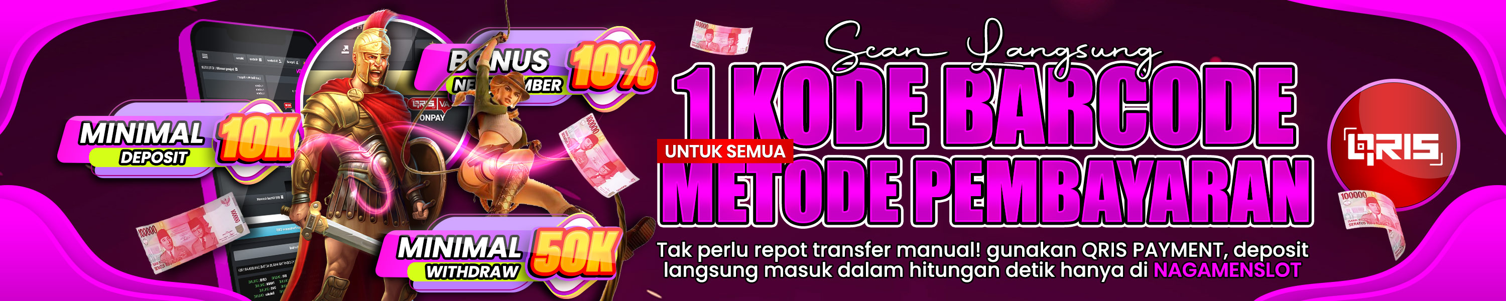 1 kode barcode untuk semua metode pembayaran